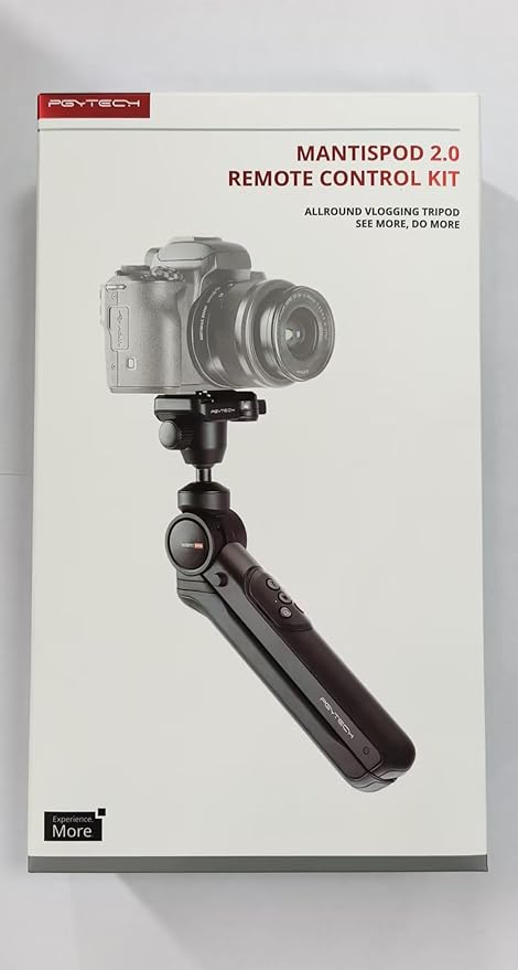 PGYTECH MANTISPOD 2.0 Bluetooth Mini Camera Vlogging Tripod Small Travel Flexible DSLR Pocket Stand Video Vlog Desktop Shooting Selfie Mount with Remote Control