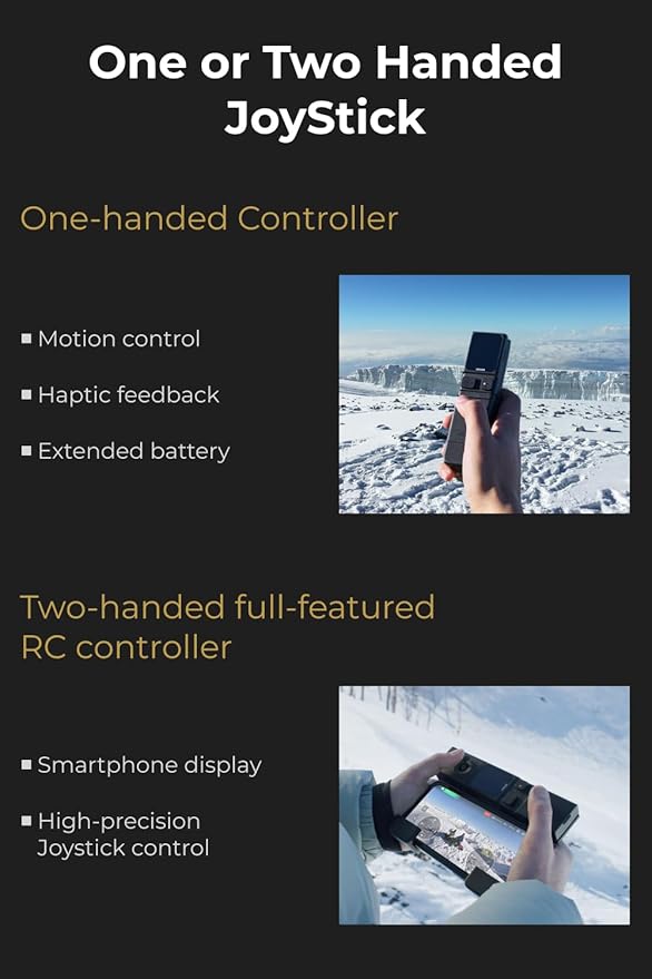 X1 PROMAX 8K Action Flying Camera, Foldable Drone with Camera with 42 KM/H Follow Speed, 10+ Fully Automatic Flight Modes, Fly Anywhere with OmniTerrain, SmoothCapture 2.0(Skiing Combo)