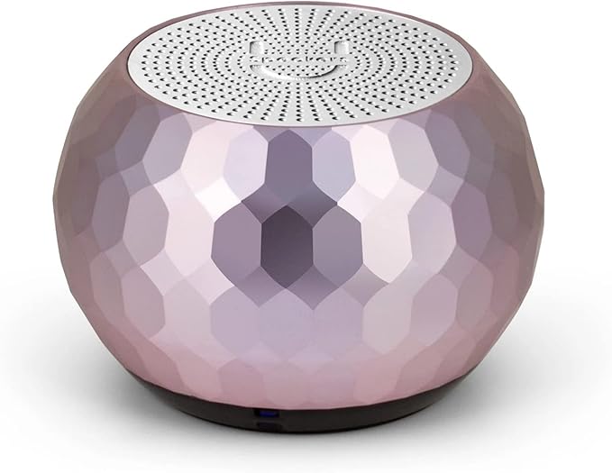 Fashionit U Mini - Small Bluetooth Speaker Wireless - Mic & Remote Shutter, Portable Bluetooth Speakers, Rich Sound for Home & Outdoor, Stocking Stuffers, White Elephant Gifts for Adults - Glam Lilac