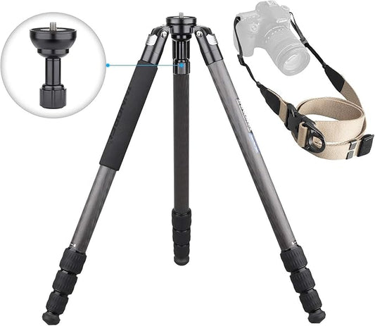 INNOREL ST324CT/ST324CF Carbon Fiber Tripod Max Height 160cm Max Load 30kg Max Tube Dia 32mm Professional Birdwatching Heavy Duty Camera Stand (Rotate Lock)