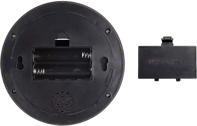 WALI Dummy Fake Security CCTV Dome Camera with Flashing Red LED Light with Security Alert Sticker Decals (SD-8), 8 Packs, Black