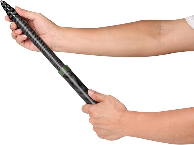 118"/3.0m Extended Long Invisible Carbon Fiber Selfie Stick for Insta360 x5 x4 Insta 360 x5 x4 x3 x2 x one rs for Gopro Hero 13 12 11 9 max Cameras Accessories (Green)