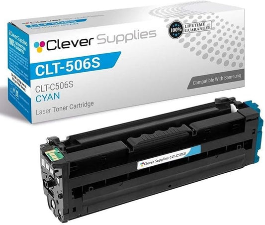 CS Replacement Toner Cartridge Compatible with Samsung CLT-506S CLT-C506S Cyan CLP-680ND CLX-6260FD CLX-6260FW