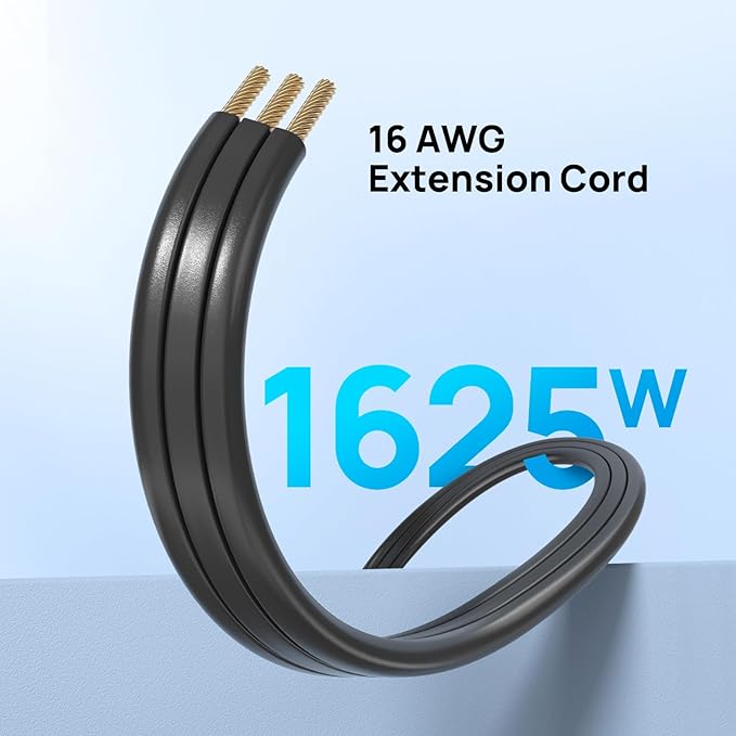 TROND Flat Plug Power Strip USB-5ft Flat Extension Cord Surge Protector Wall Mount, 2 Type C & 2 USB A Ports with Multiple Outlets, 1440J, 1625W for Office Supplies Dorm Room Essentials, Black