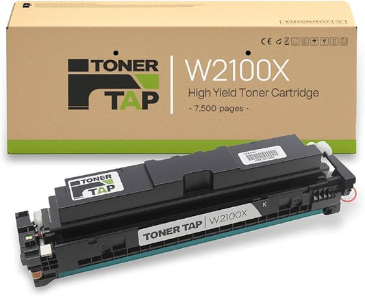 Toner Tap 210X Toner Cartridge Replacement Compatible for HP Color Laserjet Pro 4201dw, 4201dn, HP Color Laserjet Pro MFP 4301dw, 4301dn, 4301fdw - High-Yield 7,500 Pages Black Toner W2100X