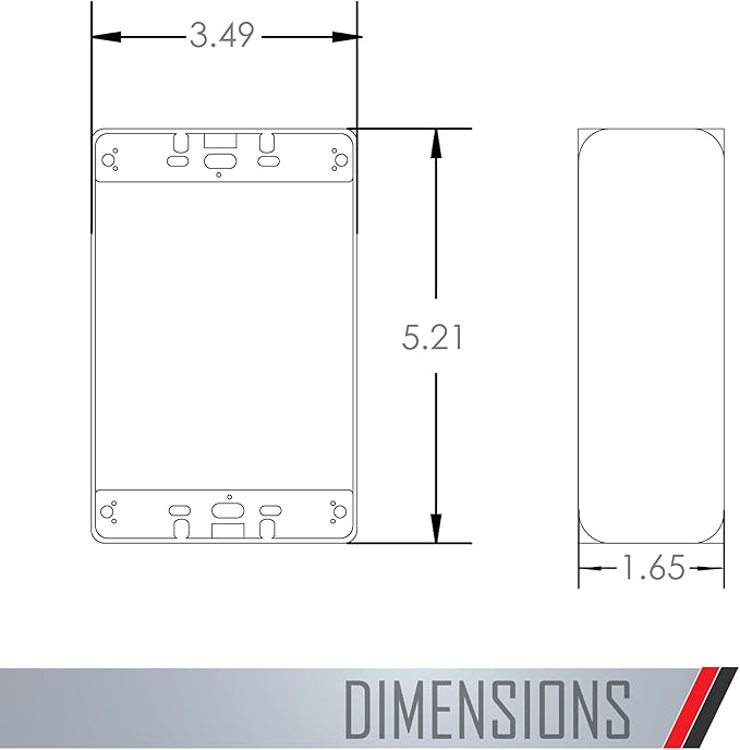 TayMac SE450WH Weatherproof Box Extension, 1-Gang, (4) 1/2-Inch Outlets, White