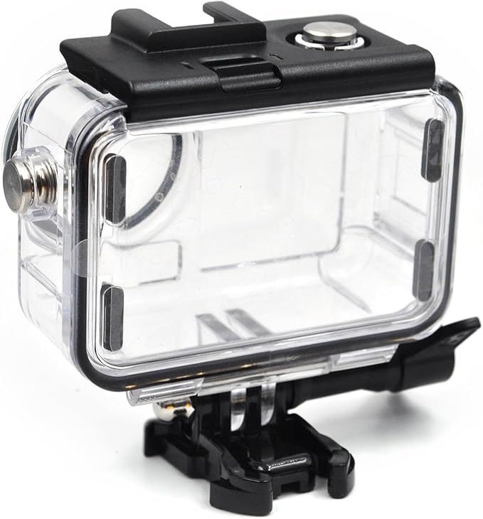 Waterproof Diving Housing for DJI Osmo Action 4 Action 3,Waterproof Down to 60M/196FT Underwater Photography Housing for Diving, Snorkeling with Floating Hand Grip