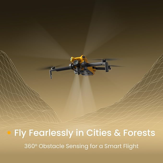 SKYROVER X1 Drone with Camera 4K, Mini Drone for Adults, 8K Photo, Under 249g, 50000ft Transmission, 360 Degree Obstacle Sensing, 32-Min Flight Time