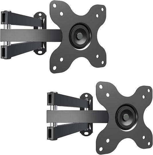 2 Packs TV Wall Mount, Bracket for Most 13-32 inch LED, LCD Monitor and Plasma TVs, Max VESA 100x100mm by XINLEI (MA1330-2)