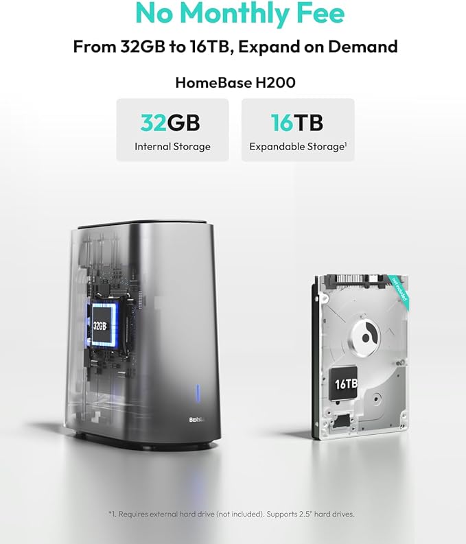 BOTSLAB Security Cameras Outdoor Wireless, Add-On Cameras Must Be Connected to HomeBase and Cannot Be Used Independently, 4K Security Camera, No Monthly Fee, Supports Up to 8 Cameras per Home Hub