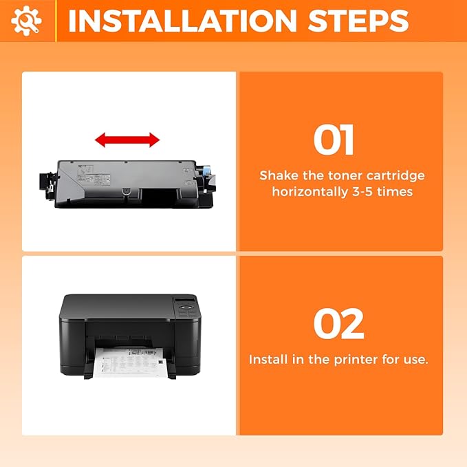 TK-592 TK592 Toner Cartridge Set 4-Pack Replacement Compatible with Kyocera ECOSYS P6026cdn M6026cdn M6026cidn M6526cdn M6526cidn FS-C2026MFP C2026 C2126MFP C2126MFP+ C2526MFP C2626MFP C5250DN Printer