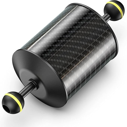 Sea frogs D80mm, 7'', Carbon Fiber Float Arm for Ultralight, Aquatic Arm, Buoyancy Provided 500 g, Underwater Camera System Diving Tray Video Light/Strobe GA-9