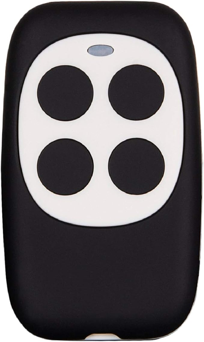 Universal Garage Door Opener Remote Universal Gate Remote Control Homelink Key Fob Cloning Programmable Learning 4-Buttons Multi Frequency 280MHZ-868MHZ (1 PC, White 3)