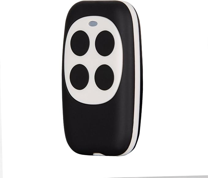 Universal Garage Door Opener Remote Universal Gate Remote Control Homelink Key Fob Cloning Programmable Learning 4-Buttons Multi Frequency 280MHZ-868MHZ (1 PC, White 3)
