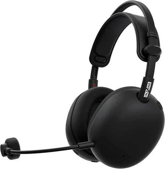Sony INZONE H9 II Wireless Noise Canceling Gaming Headset, WH-1000XM6 Drivers, Lightweight, Detachable Cardoid AI Mic, 2.4GHz and Bluetooth, Soft Case, for PC, PS5, Switch, and Mobile, Black