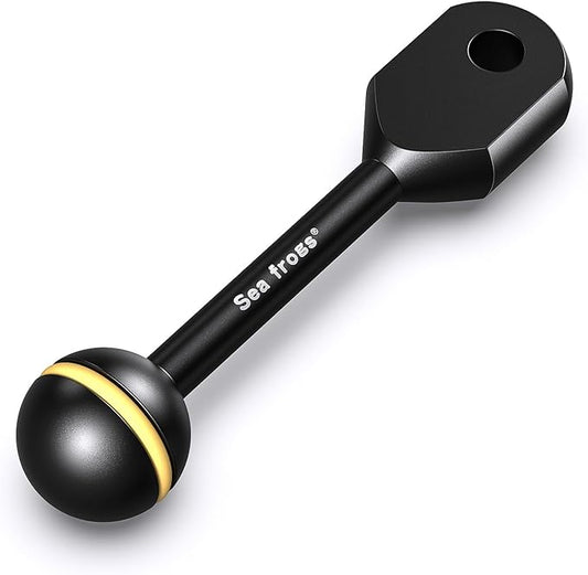 Sea frogs Ball Arm Ball to YS Mount Arm 3.5" Essential Diving Equipment Underwater Photography Gear Lighting System Aluminum Alloy Diving Equipment Accessory Lightweight Arms AM-2