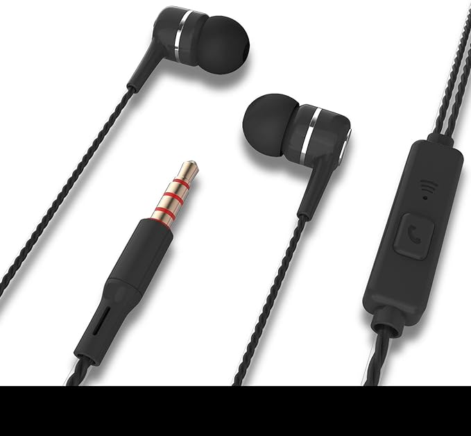 VPB Heavy bass Earphone Color Call with Mic Stereo Earbud Headphones Mixed Colors (Black + White + Pink + Green 8 Pairs)