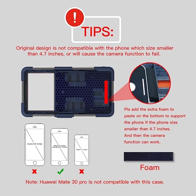 Waterproof Underwater Snorkeling Diving Phone Case for iPhone 16/15/14/13/12/11 Pro Max Mini and Galaxy S25/S24/S23/S22/S21 Ultra Plus Professional [15m/50ft] Photo Video Cover Cover (SG Blue)