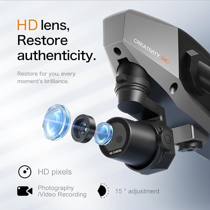 XD1 Foldable Drone with Dual Camera & Optical Flow Positioning - 1080P HD RC Quadcopter for Adults/Beginners, 3-Section Battery, Indoor/Outdoor Aerial Photography, FAA Certified