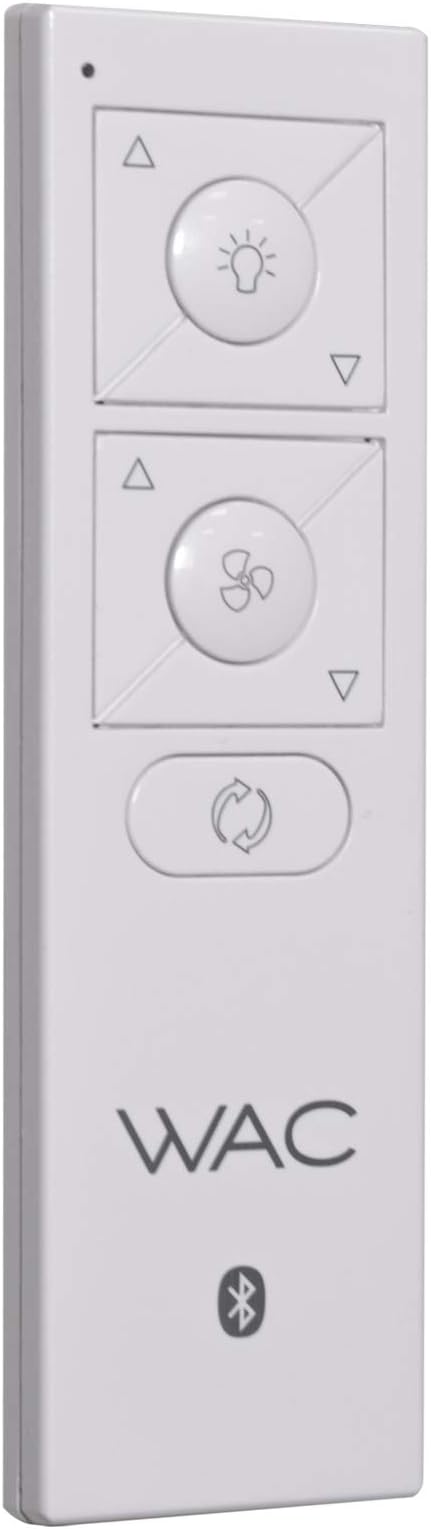 WAC Smart Fans Mocha Indoor and Outdoor 3-Blade Smart Home Ceiling Fan 54in Matte Black with 3000K LED Light Kit and Remote Control works with Alexa and iOS or Android App