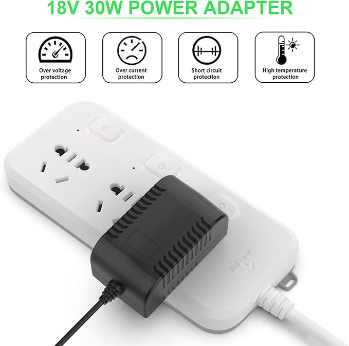 30W Echo Power Cord Adapter Charger Cable Replacement Compatible with Echo Show 8, Alexa Echo Show 2nd Gen, Echo 3rd Gen, Echo 4th Gen, Echo Plus 2nd Gen and Echo Show 10 (3rd Gen)