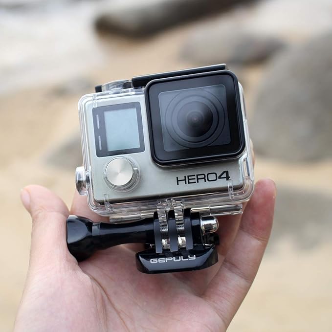 Waterproof Housing Case for GoPro Hero 4 Black, Hero 4 Silver, Hero 3+, Hero 3 Underwater Photography - Waterproof Up to 131 ft (40M) - with Quick Release Mount, Thumb Screw