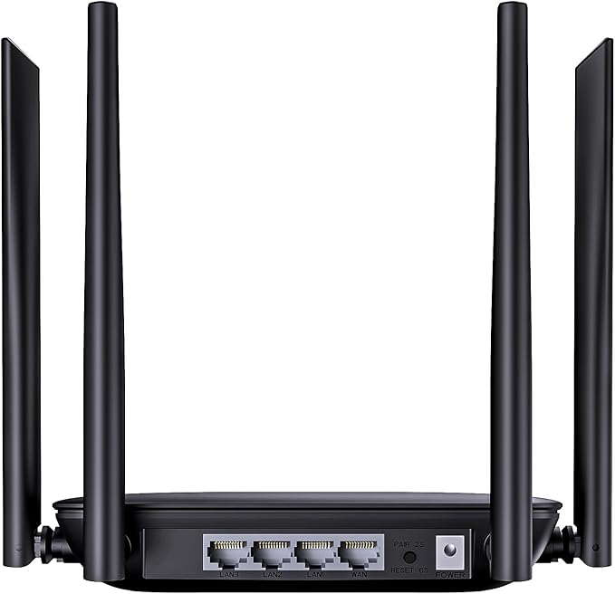 WAVLINK BE3600 WiFi 7 Router, Dual Band Gaming Router with Gigabit Ports, MLO, 4096-QAM & Multi-Rus Tech, Support Mesh/AP/Repeater Mode, Guest WiFi, QoS, IPv6, VPN