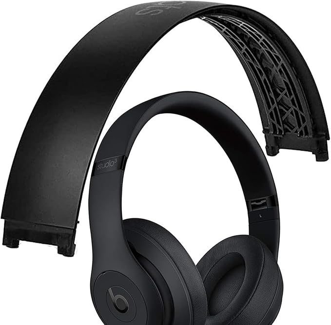 Studio 3 Headband Replacement Parts Accessories Studio 2 Headband Top Arch Band Pad Repair Kit Compatible with Studio 3.0/Studio 2.0 Headphones. (Matte Black)