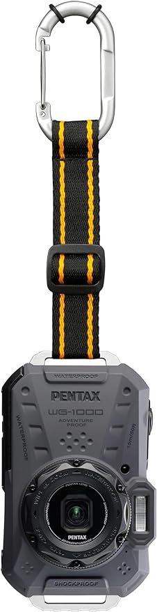 PENTAX WG-1000 Gray Waterproof Digital Compact Camera, Designed for Casual Outdoor and Underwater Photography, Waterproof to a Depth of 15 Meters, for up to one Hour of Continuous Operation