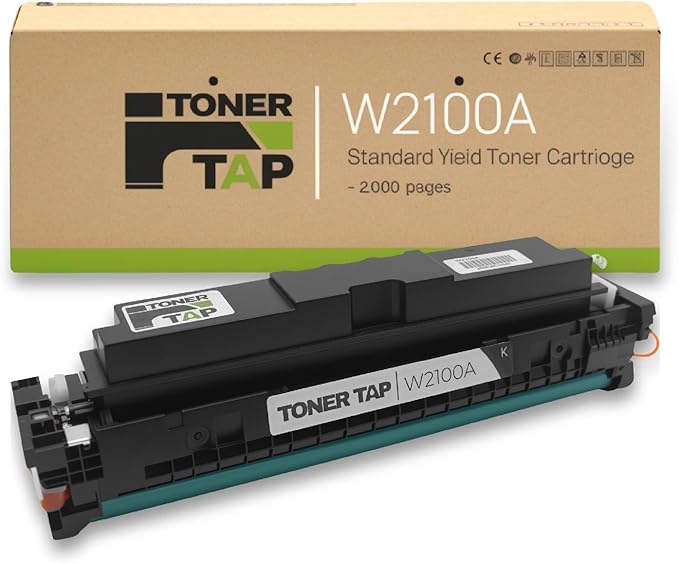Toner Tap 210A Toner Cartridge Replacement Compatible for HP Color Laserjet Pro 4201dw, 4201dn, HP Color Laserjet Pro MFP 4301dw, 4301dn, 4301fdw - Standard Yield 2,000 Pages Black Toner W2100A