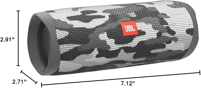 JBL Flip 5 Portable Waterproof Wireless Bluetooth Speaker - Black Camo