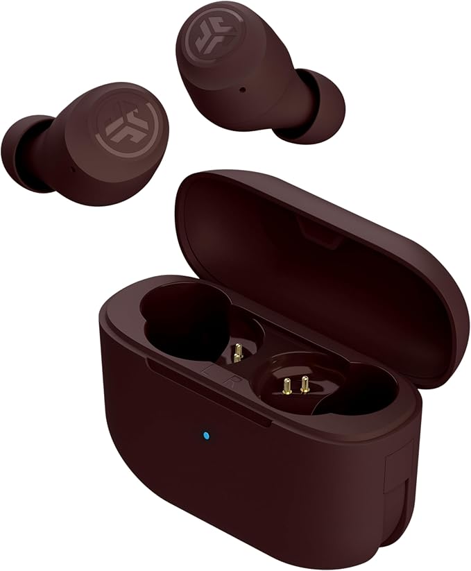 JLab Go Air Pop+ Tones True Wireless Earbuds, in Ear Headphones, Bluetooth Earphones, 35H Playtime Ear Buds, Bluetooth Earbuds with Microphone, USB-C Charging Case, Dual Connect, EQ3 Sound, (4975 C)