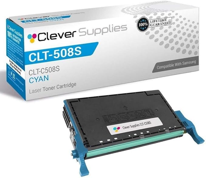 CS Replacement Toner Cartridge Compatible with Samsung CLT-508S CLT-C508S Cyan CLP-620 CLP-670 CLP-670ND CLX-6250FX CLP-620ND CLP-670N CLX-6220FX