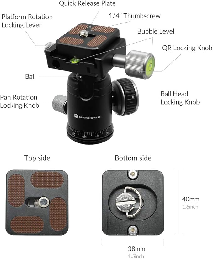 Heavy Duty Lightweight Tripods by foldio foldable studio, Portable Cell Phone & Camera Tripods with Phone Holder, for iPhone, Android, Tripod for Photo Video Shooting (Tripod 50V)