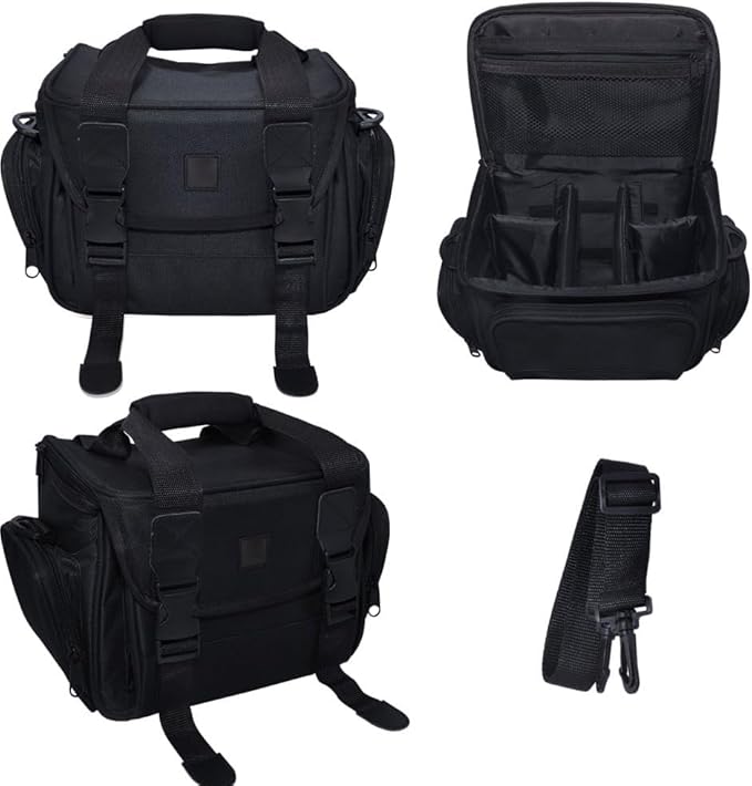 Acuvar Extra Large Camera Bag Fully Padded Camcorder Bag, Equipment Bag, Camera Case for Sony, Nikon, Canon, Olympus, Samsung, Digital Camera Bag, Gadget Bag, Camera Accessory Case for Photographers