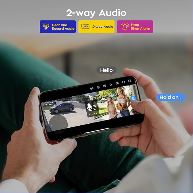 xmartO [Dual-CAM 180+° FOV] 6MP 2-in-1 WiFi 6 Home Security Camera with AI Tracking, Pan Tilt Zoom, 5G Dual Band, Bluetooth Easy Setup (Standalone & Groupable CAM)