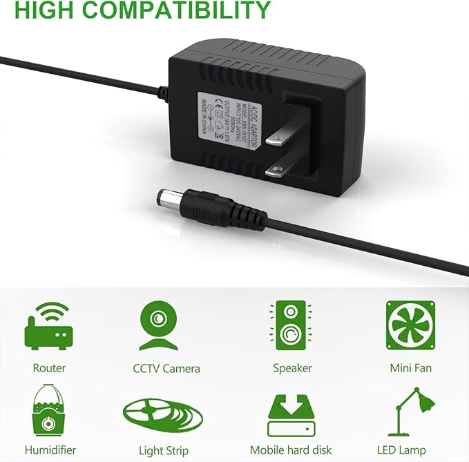 30W Echo Power Cord Adapter Charger Cable Replacement Compatible with Echo Show 8, Alexa Echo Show 2nd Gen, Echo 3rd Gen, Echo 4th Gen, Echo Plus 2nd Gen and Echo Show 10 (3rd Gen)