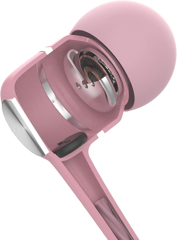 VPB Heavy bass Earphone Color Call with Mic Stereo Earbud Headphones Mixed Colors (Black + White + Pink + Green 8 Pairs)