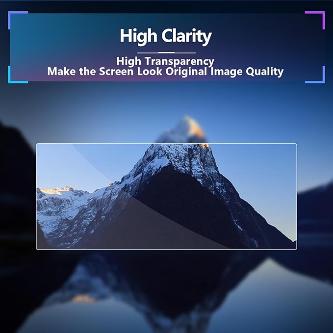 SXCY for 2025 Lincoln Aviator Screen Protector 12.3 Inch 2025 Aviator Accessories 2025 Aviator Instrument Dashboard Screen Protector[2PCS Nano]