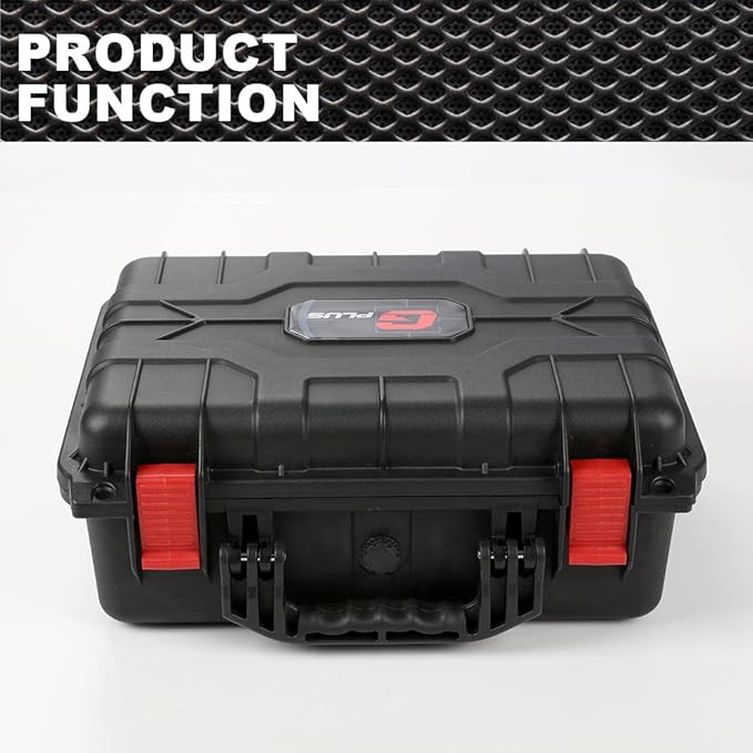 VR Carrying Case Outdoor Portable Storage Box Protector Glasses Bags(Red&Black)