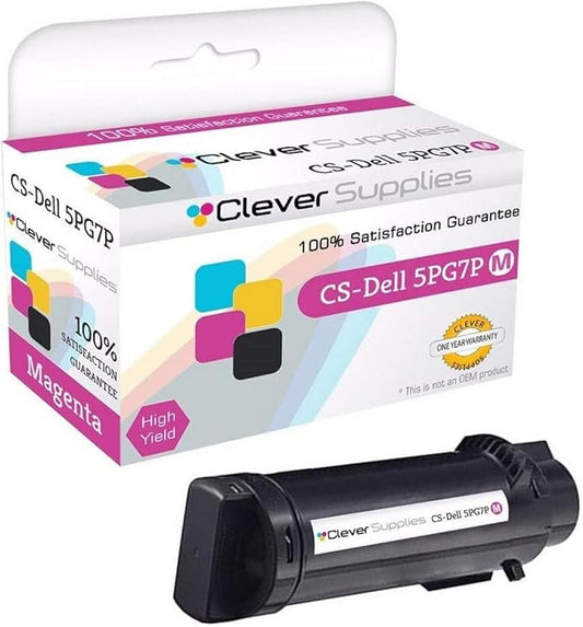 CS Replacement Toner Cartridge Compatible with Dell S2825cdn 5PG7P Magenta H625cdw H825cdw S2825cdn
