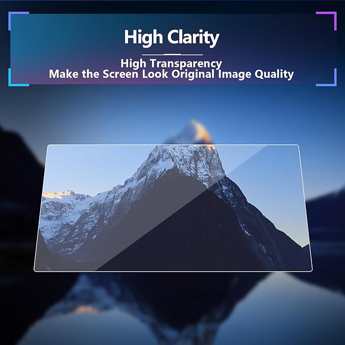 SXCY for 2024 2025 2026 Lincoln Nautilus Accessories 2024 2025 2026 Nautilus Tempered Glass Screen Protector 11.1 Inch Navigation Display Touch Screen Protector[9H Hardness]