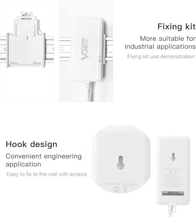 Vonets VAP11G-500S Industrial 2.4GHz Mini WiFi Bridge/Wireless Repeater/Router/Ethernet to WiFi Adapter for Industrial Application, PLC, Printer, Medical, Network Equipment