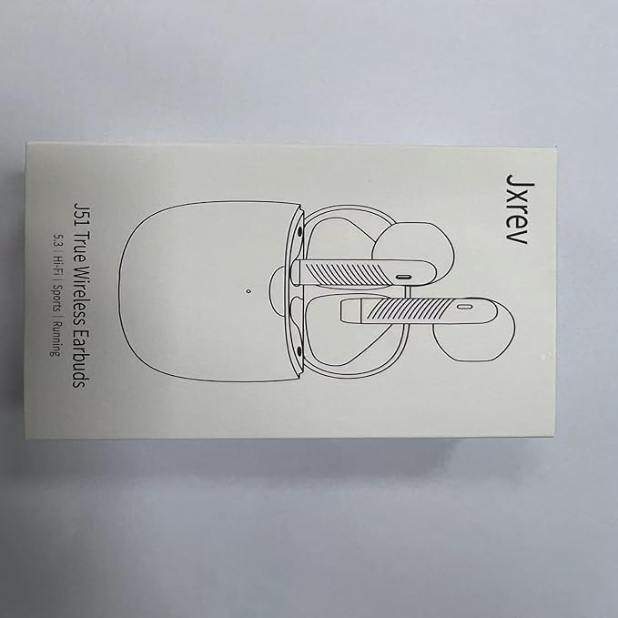 Wireless Earbuds, Bluetooth 5.4 Headphones in Ear with Noise Cancelling Mic, Bluetooth Earbuds Stereo Bass, IP7 Waterproof Sports Earphones, 32H Playtime USB C Charging Ear Buds Red for Android iOS