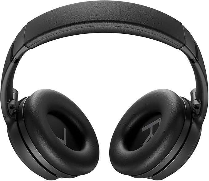 Bose QuietComfort Bluetooth Headphones, Wireless Headphones with Active Over Ear Noise Cancelling and Mic, Deep Bass, Up to 24 Hours of Playtime, Black