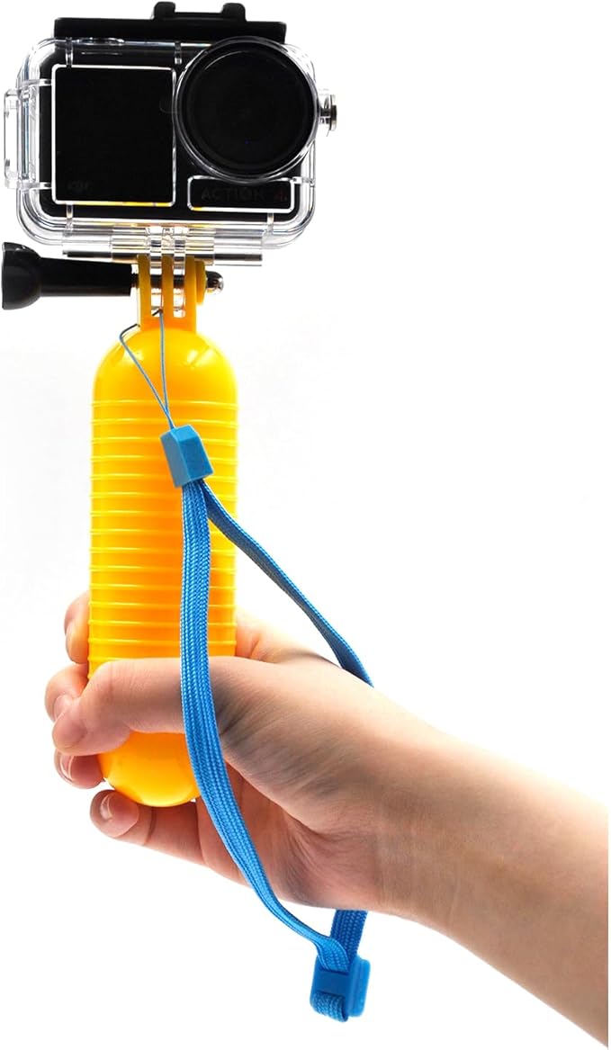 Waterproof Diving Housing for DJI Osmo Action 4 Action 3,Waterproof Down to 60M/196FT Underwater Photography Housing for Diving, Snorkeling with Floating Hand Grip