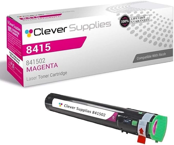 CS Replacement Toner Cartridge Compatible with Ricoh C2051 841502 Magenta Color Laser Aficio MP C2051 Aficio MP C2551 Magenta
