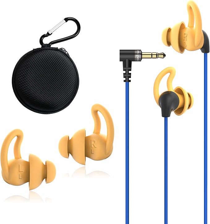 MIPEACE Ear Plug Headphones for Work, Custom-fit Work Earbuds Earphones-Safety Headphones for Construction Industrial