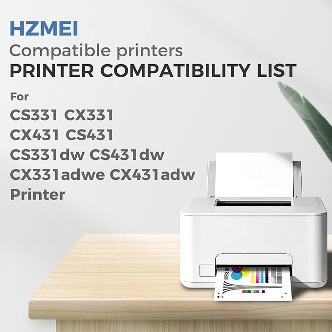 CS331 CX331 Toner Cartridge High Yield 20N10K0 Toner with Chip Replacement for Lexmark CS331 CX331 CS331dw CS431dw CX331adwe CX431adw Series Printer