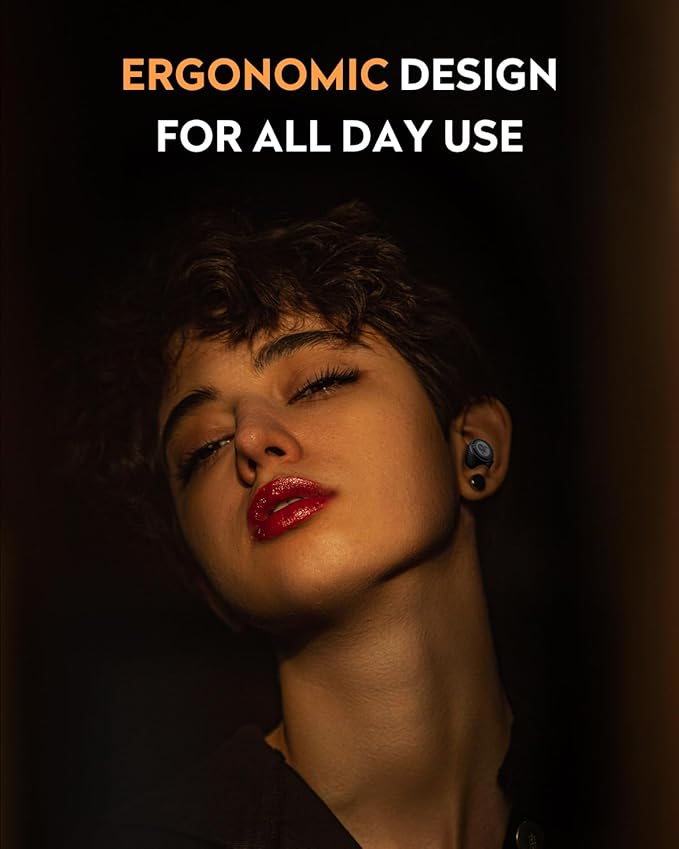 GravaStar Sirius Plus True Wireless Earbuds, Bluetooth 5.3 Active Noise Cancellation ANC Headphones, 28H Playtime, ENC Clear Call, Customization App, IPX4 for Sports/Work -Yellow